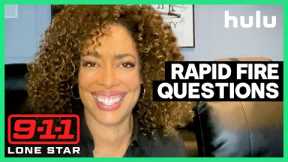 Rapid Fire Questions: Gina Torres - 9-1-1: Lone Star - Hulu