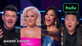 Which Judge is the very best Guesser: Jenny, Ken, Nicole, or Robin?|The Masked Singer|Hulu
