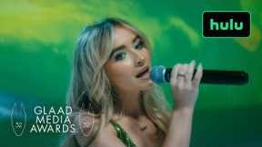 Sabrina Carpenter Performs Skin At The GLAAD Media Awards|Hulu