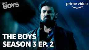 The Butcher vs. Gunpowder | The Boys Season 3 Clip | Prime Video