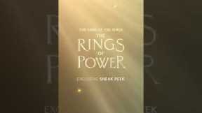 The Lord of the Rings: The Rings of Power | Prime Video Exclusive Sneak Peek #shorts