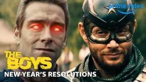 New Year's Resolutions 2023 | The Boys | Prime Video