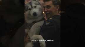 Here's 19 secs of Austin Butler slow dancing with a pet dog. #MastersOfTheAir #Shorts