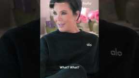 Khloé and Kris are just as stunned as we are|The Kardashians|Hulu #shorts