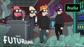 Fry, Leela, The Professor and Zoidberg Break Into a Museum!|Futurama|Hulu