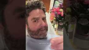 Zach Galifianakis gets capri sun treatment|Only Murders in the Structure|Hulu #shorts