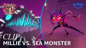 Millie Saves Drunk Moxxie From Sea Monster | Helluva Boss | Clip | Prime Video