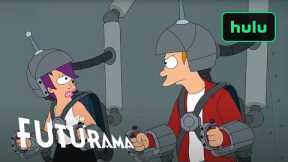 Futurama Season 13 | Leela and Fry Take Control of Giant Bender | Hulu