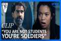 School Dean Forces Supes to Fight |