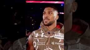 ANTHONY JOSHUA ENTERS THE RING 🥊