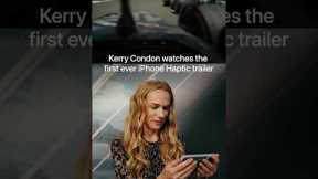 Experience the world's first iPhone haptic trailer on the Apple TV+ app. #F1TheMovie