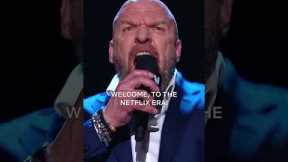 WELCOME TO THE NETFLIX ERA #WWEOnNetflix #TripleH