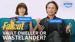 Fallout Cast Play “Vault Dweller” or “Wastelander” | Prime Video