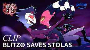 Blitzø Saves Stolas from Andrealphus' Ice Dragon | Helluva Boss | Clip | Prime Video