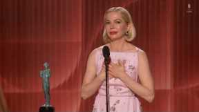 Michelle Williams: Award Acceptance Speech | 32nd Annual Actor Awards