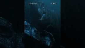 Ankylosaurus vs T-rex. 📺: The Dinosaurs, narrated by Morgan Freeman, is now playing on Netflix!