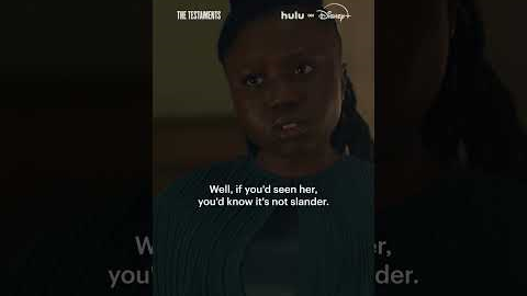 Shunammite is a real friend. #TheTestaments #Hulu