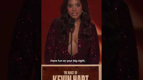 Regina Hall with a...message! #kevinhartroast