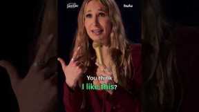 Nikki Glaser's reactions on a loop forever, please. #Hularious