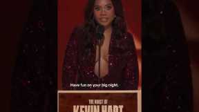 Regina Hall with a...message! #kevinhartroast