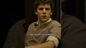 The minimum amount. | The Social Network | Prime Video